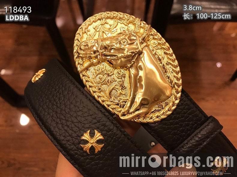 Chrome Hearts belt 38mmX100-125cm 8L14