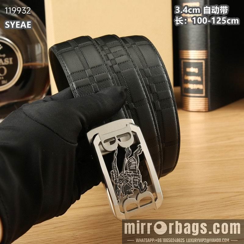 Burberry belt 34mmX100-125cm 8L06