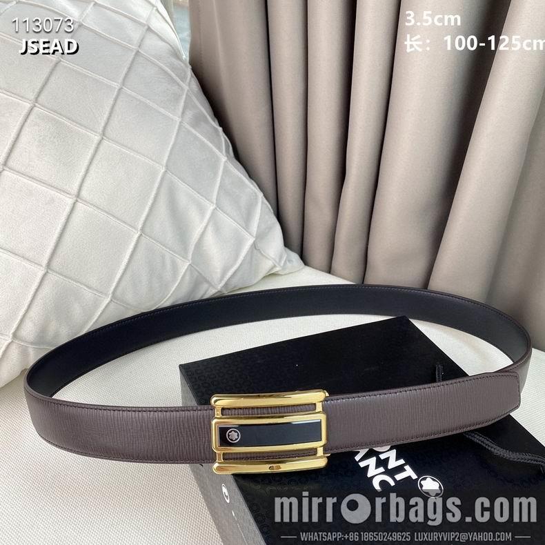 Montblanc belt自动带 35mmX100-125cm 8L03