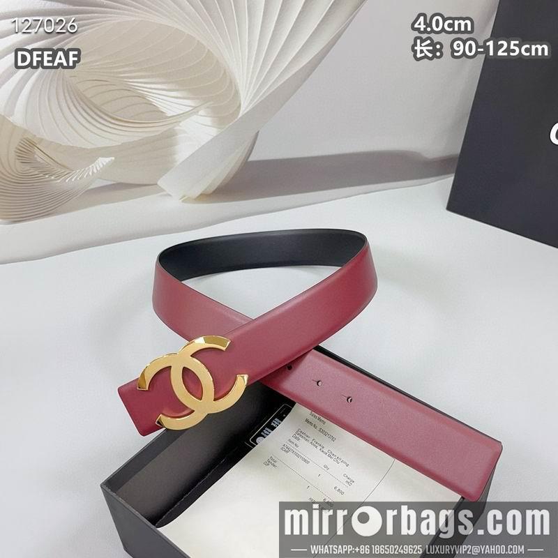 Chanel belt 40mmX90-125cm 8L01