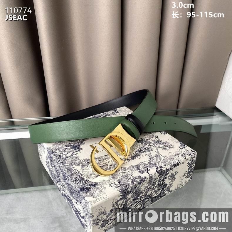 Dior Belt 30mmX95-115cm 8L08