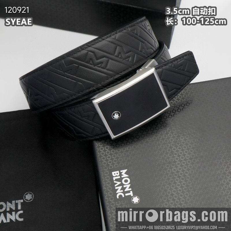 Montblanc belt 自动扣 35mmX100-125cm 8L072008