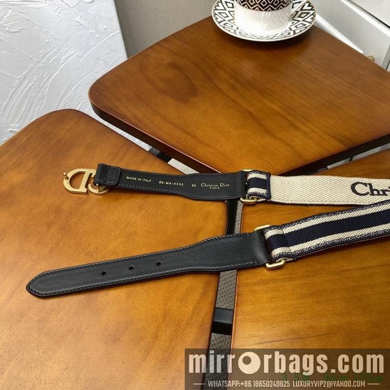 Dior belt 35mmX95-125cm 7D02