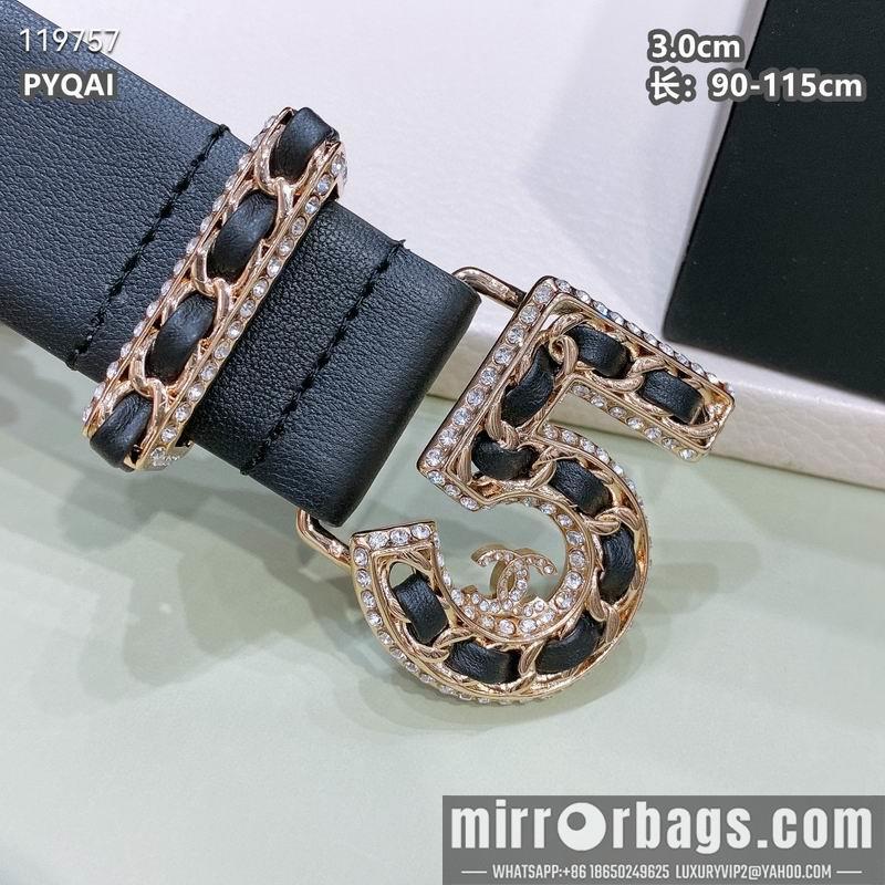Chanel belt 30mmX90-115cm 8L040804