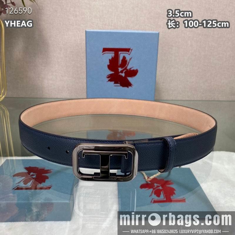 Tod's belt 35mmX100-125cm 8L03