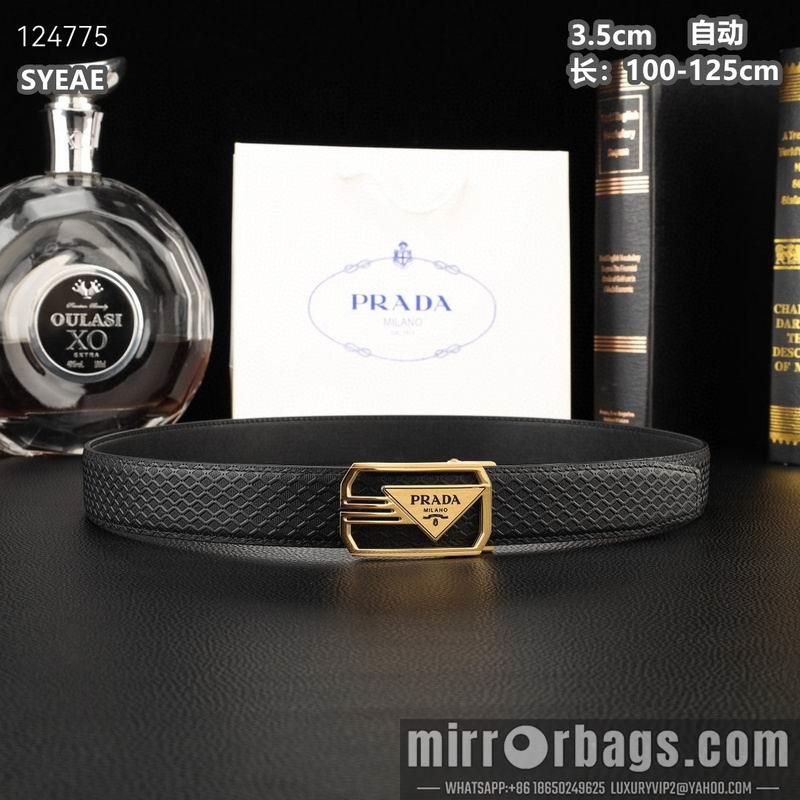 Prada belt 35mmX100-125cm 8L54