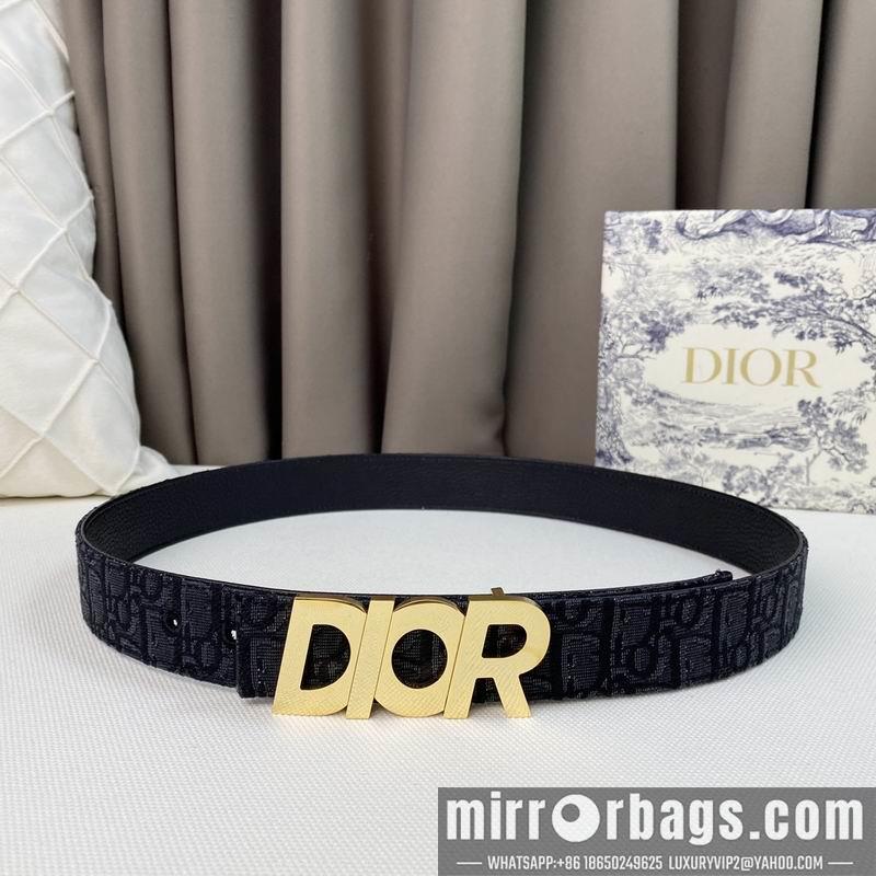 Dior belt 35mmX95-135cm 7D26