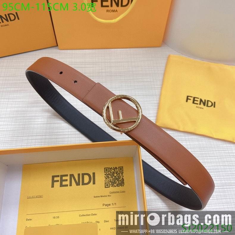 Fendi Belt 30mmX95-115cm 7D