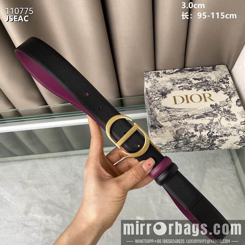 Dior Belt 30mmX95-115cm 8L08