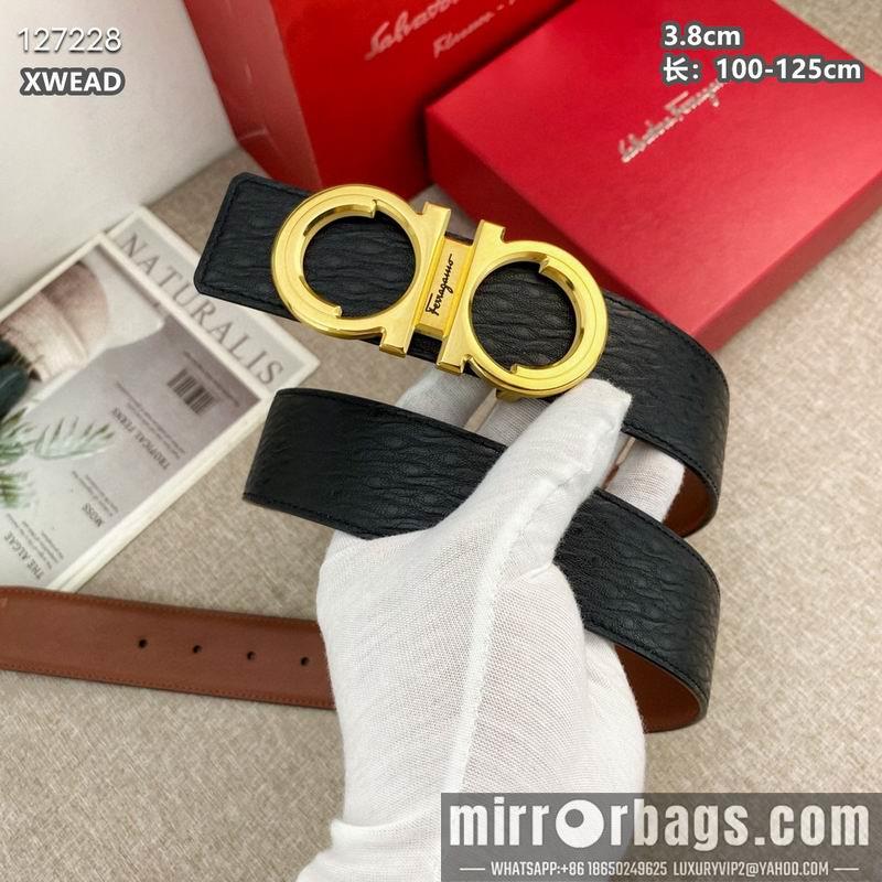 Ferragamo belt 38mmX100-125cm 8L20