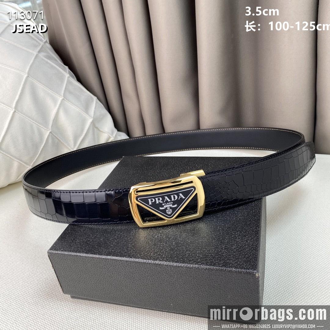 Prada belt 35mmX100-125cm 8L03