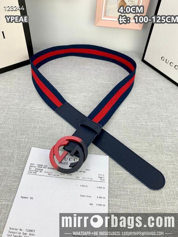 Gucci belt 40mmX100-125cm 8L135