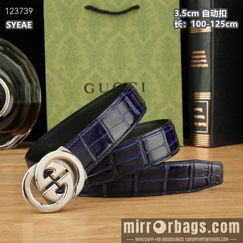 Gucci belt 35mmX100-125cm 8L59