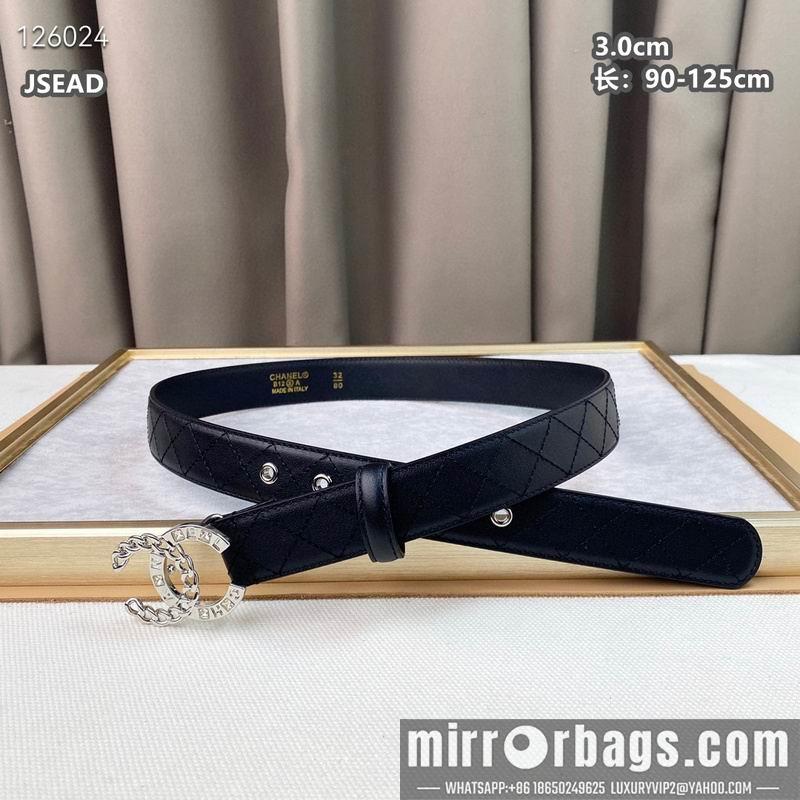 Chanel belt 30mmX90-125cm 8L14