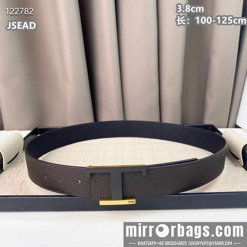 Tod's belt 38mmX100-125cm 8L01