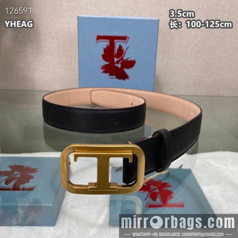 Tod's belt 35mmX100-125cm 8L03