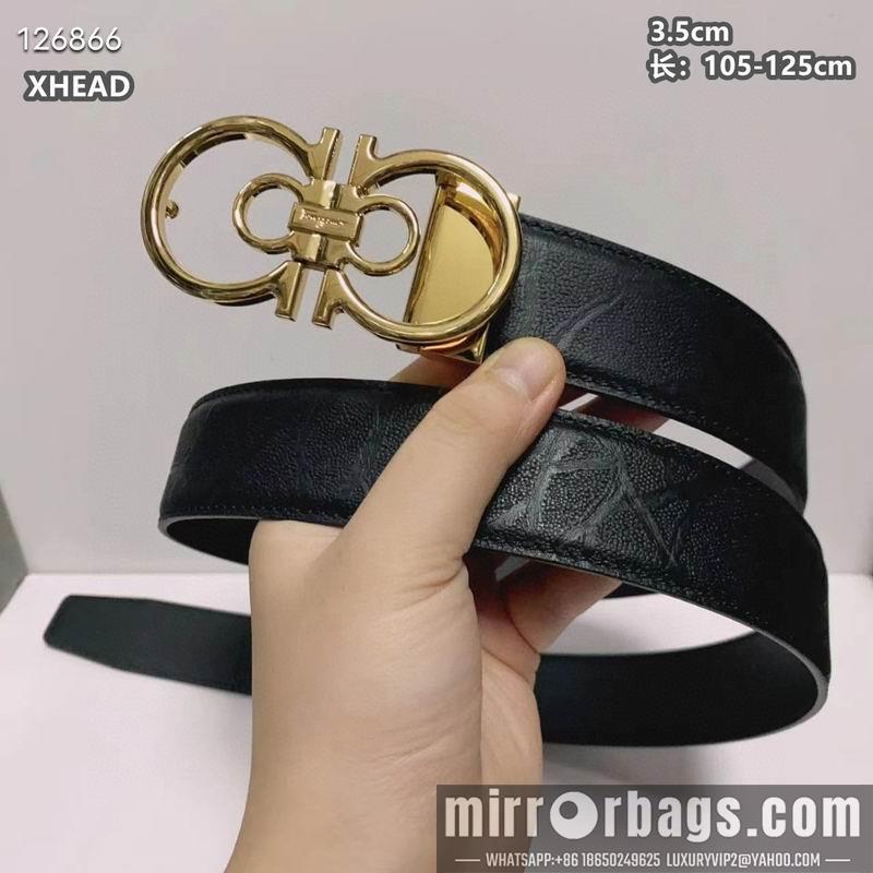 Ferragamo belt 35mmX105-125cm 8L110
