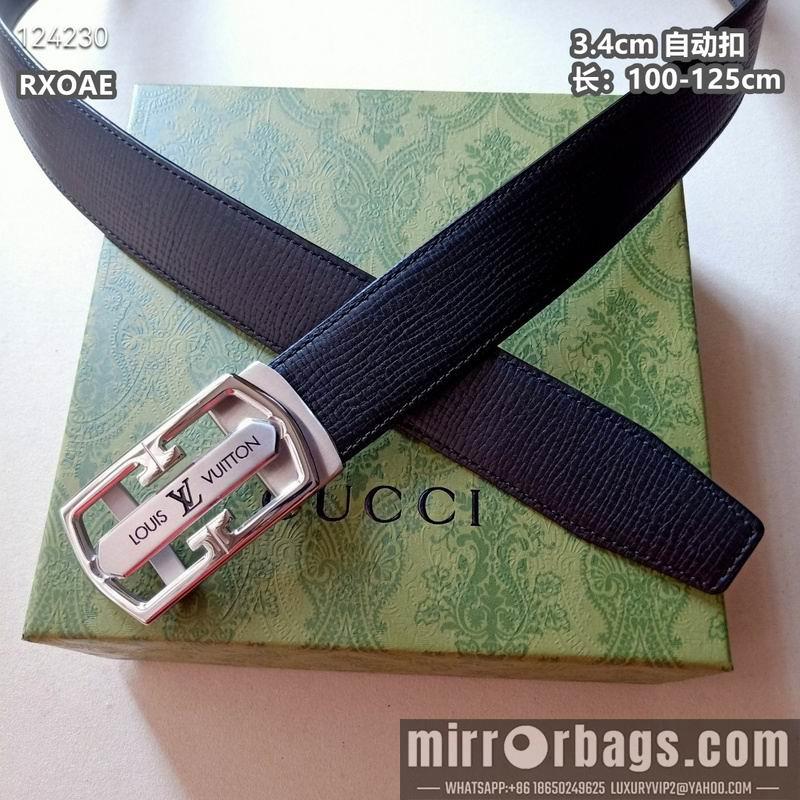 LV belt 34mmX100-125cm 8L31