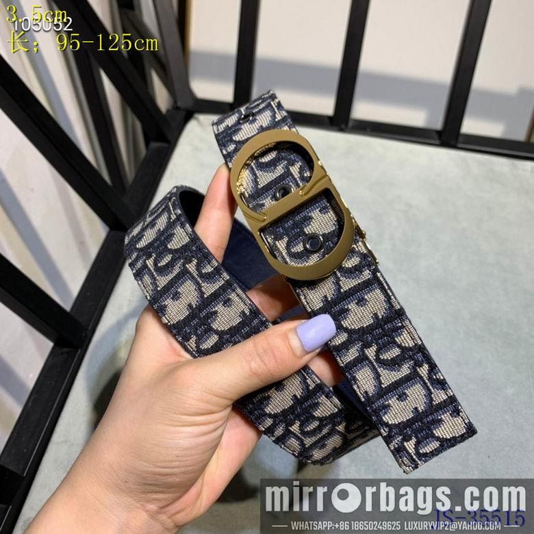 Dior Belt 35mm 95-125cm 8L