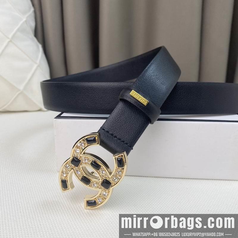 Chanel belt 30mmX90-115cm 7D08