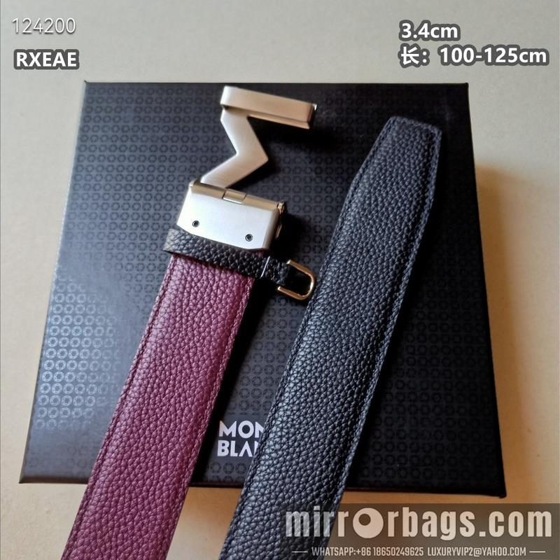 Montlanc belt 34mmX100-125cm 8L13