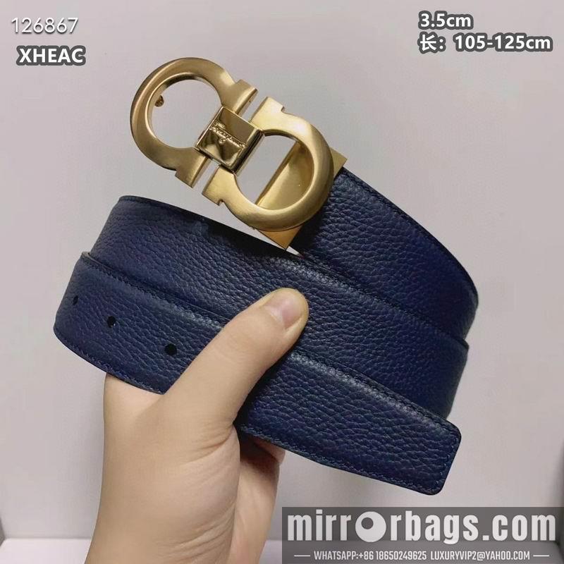 Ferragamo belt 35mmX105-125cm 8L103
