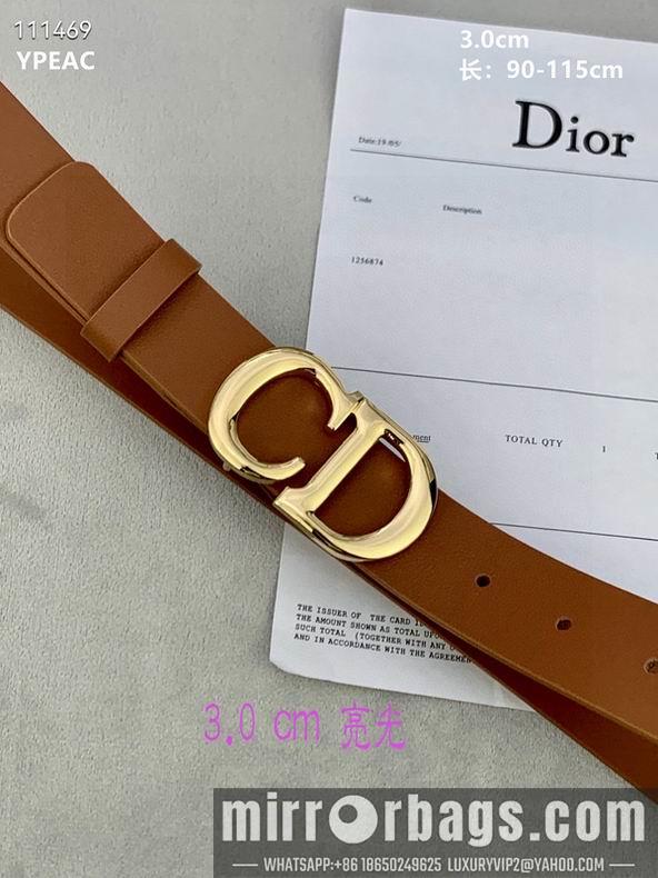 Dior Belt 30mmX90-115cm 8L07