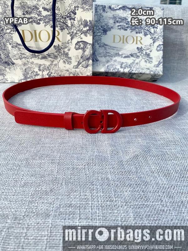 Dior belt 20mmX90-115cm 8L23