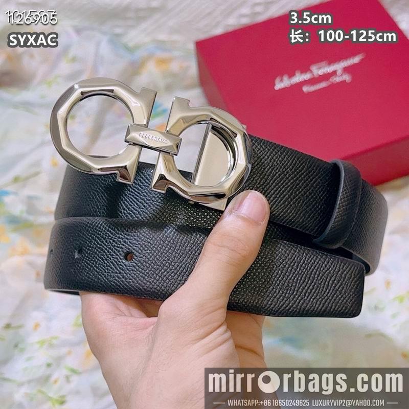 Ferragamo belt 35mmX100-125cm 8L90