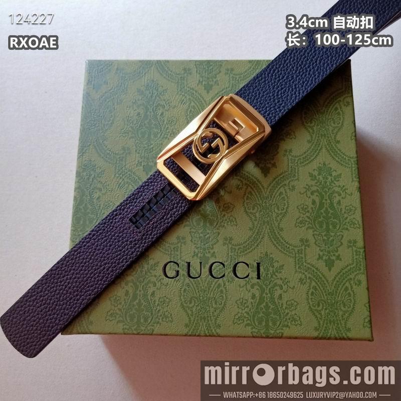 Gucci belt 34mmX100-125cm 8L20