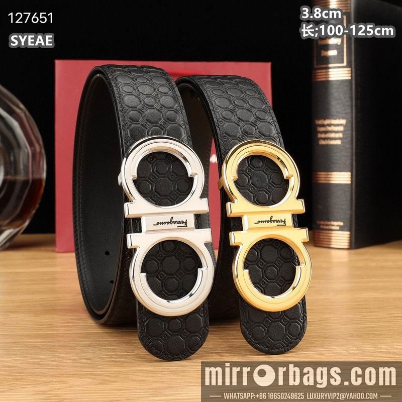 Ferragamo belt 38mmX100-125cm 8L24