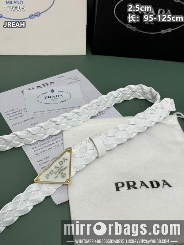 Prada belt 25mmX95-125cm 8L01