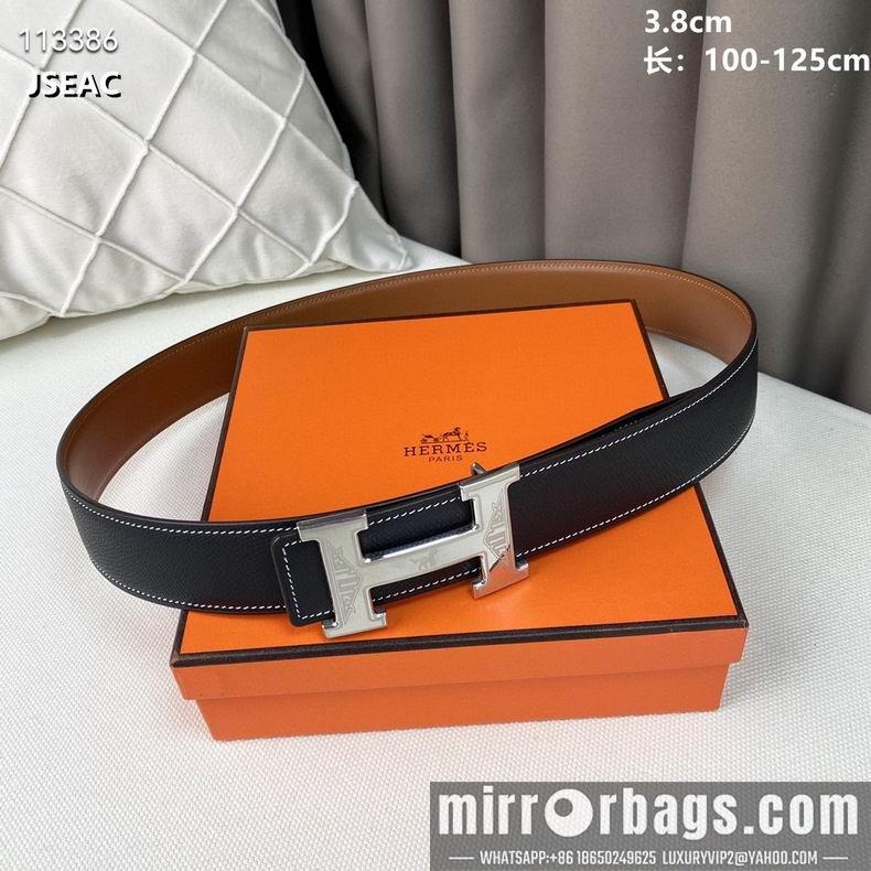 Hermes belt 38mmX100-125cm 8L082504