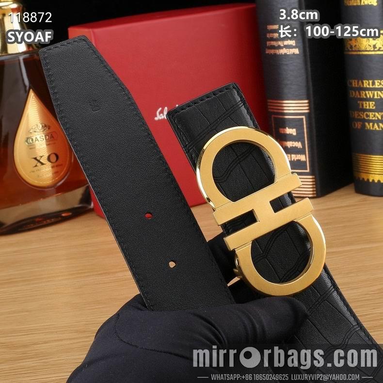 Ferragamo belt 38mmX100-125cm 8L14