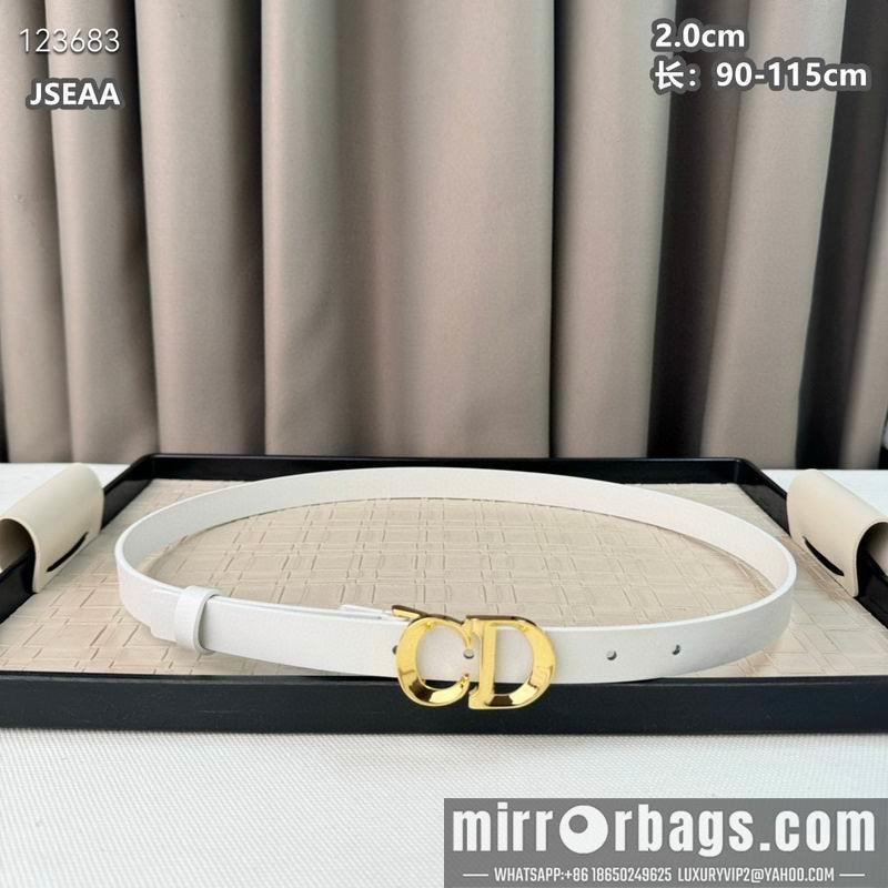 Dior belt 20mmX90-115cm 8L19