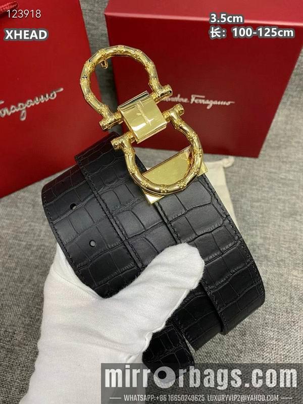 Ferragamo belt 35mmX100-125cm 8L39