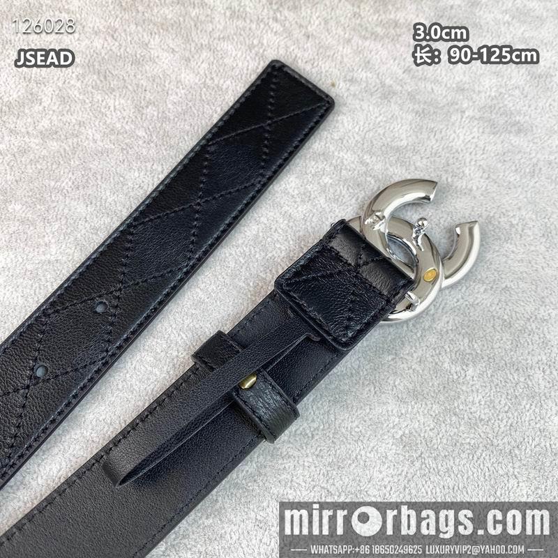 Chanel belt 30mmX90-125cm 8L13