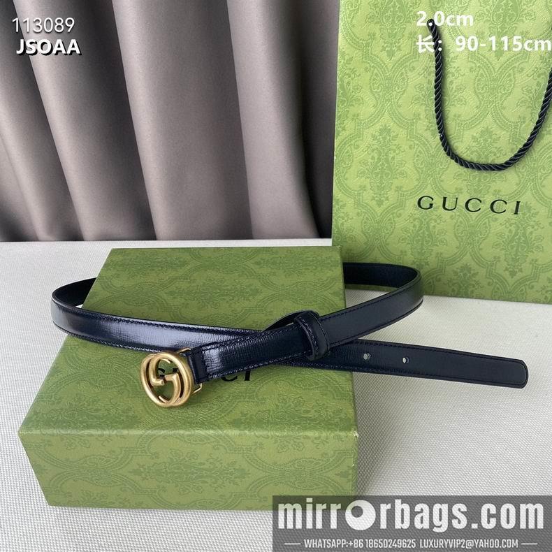 Gucci belt 20mmX95-115cm 8L05