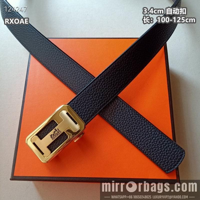 Hermes belt 34mmX100-125cm 8L08