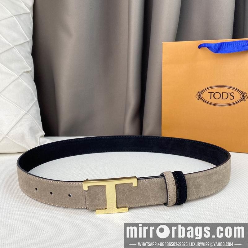 Tod's belt 34mmX95-125cm 7D02