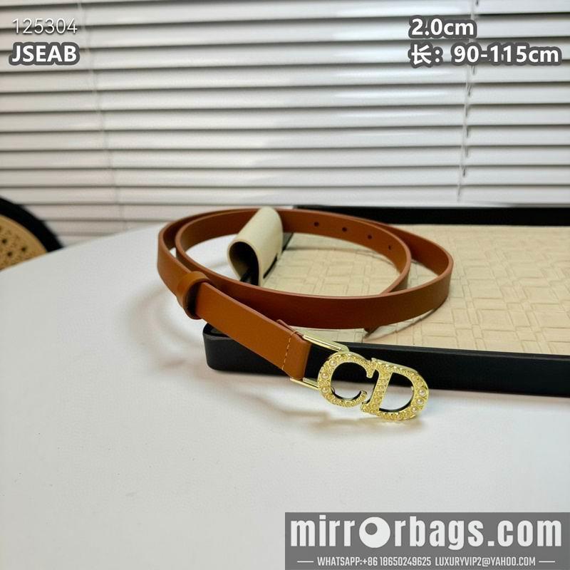 Dior belt 20mmX90-115cm 8L18