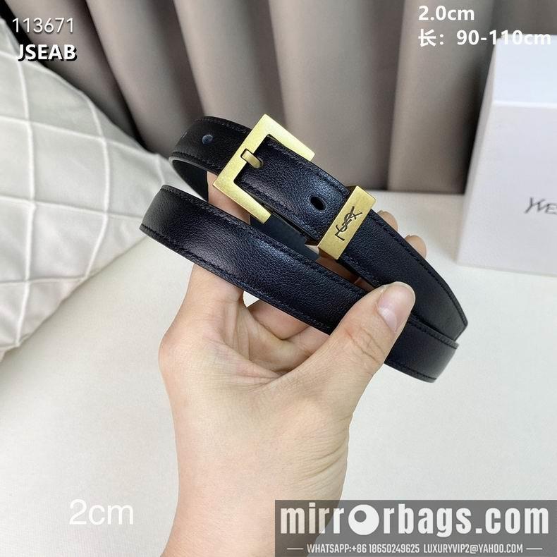 YSL belt 20mmX90-115cm 8L02