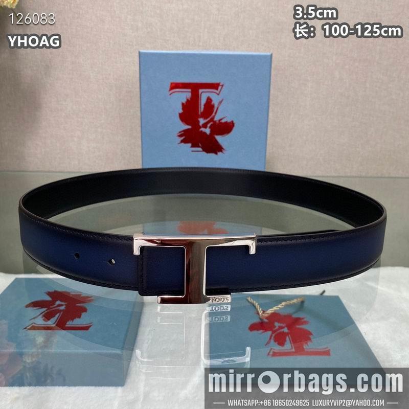 Tod's belt 35mmX100-125cm 8L05