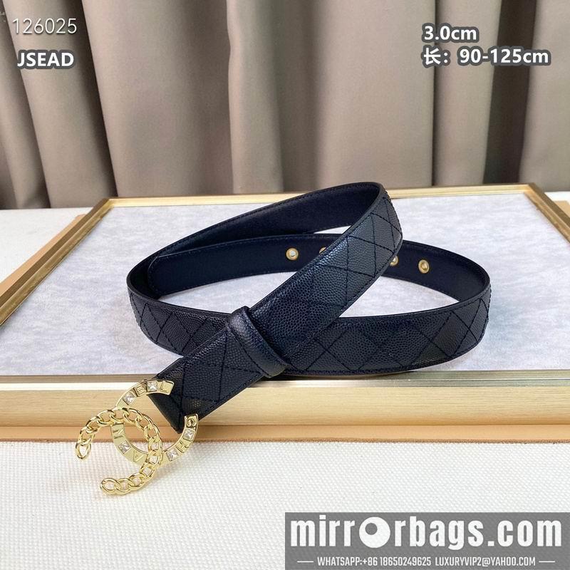 Chanel belt 30mmX90-125cm 8L14
