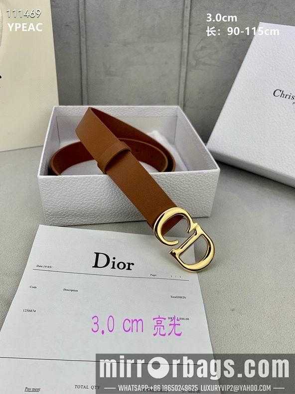Dior Belt 30mmX90-115cm 8L07