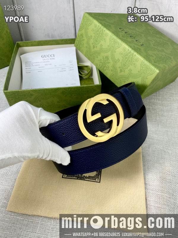 Gucci belt 38mmX95-125cm 8L10