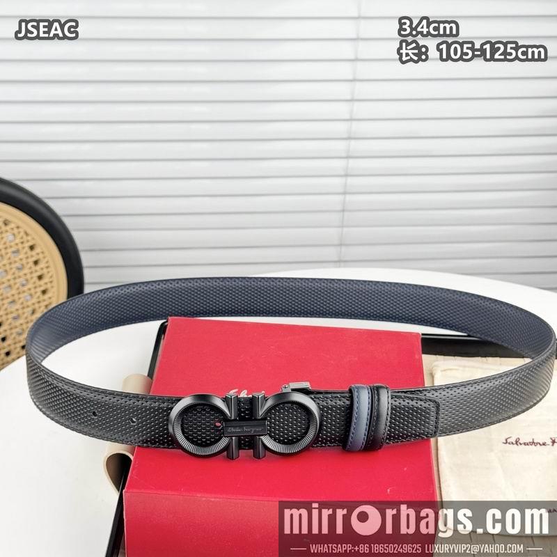 Ferragamo belt 34mmX105-125cm 8L15