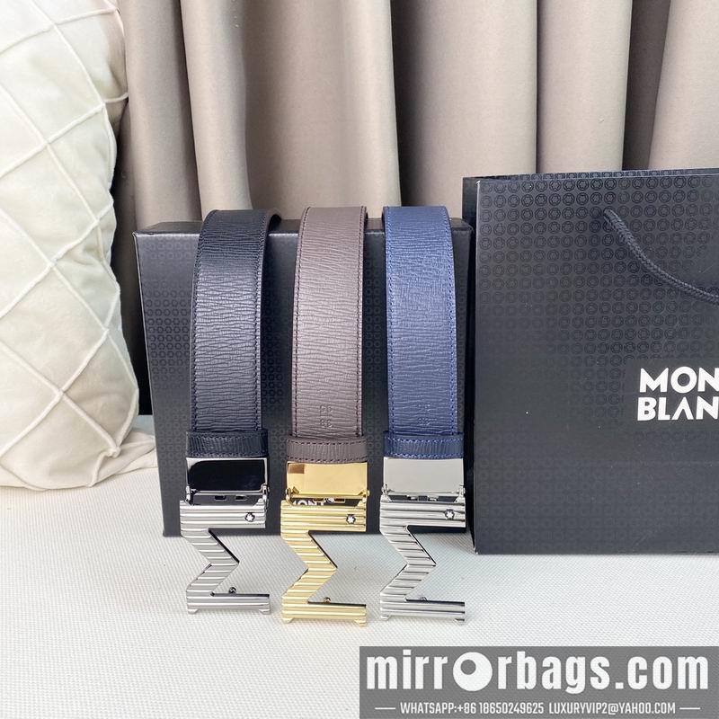 Montblanc belt 35mmX95-125cm 7D07