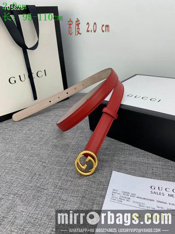 Gucci belt 20mm 95-110cm 8L01