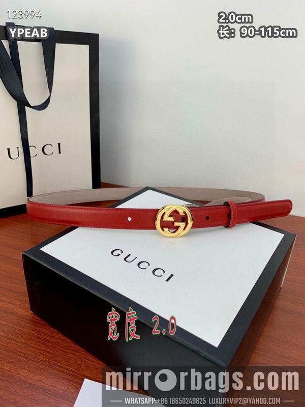 Gucci belt 20mmX90-115cm 8L24